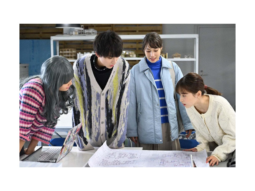 箭内夢菜、水沢林太郎、広瀬アリス、飯沼愛「マイ・セカンド・アオハル」最終話より（C）TBS