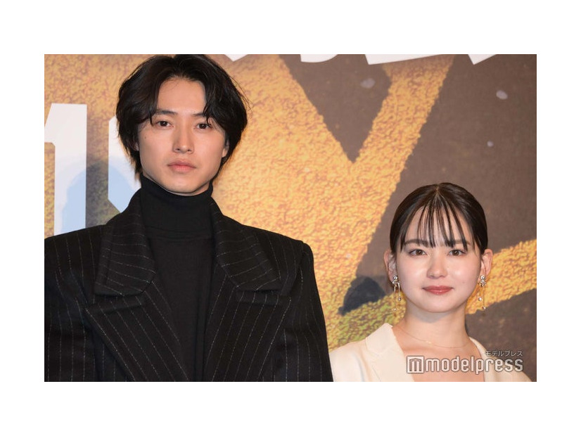 『ゴールデンカムイ』完成報告会に出席した山崎賢人、山田杏奈（C）モデルプレス