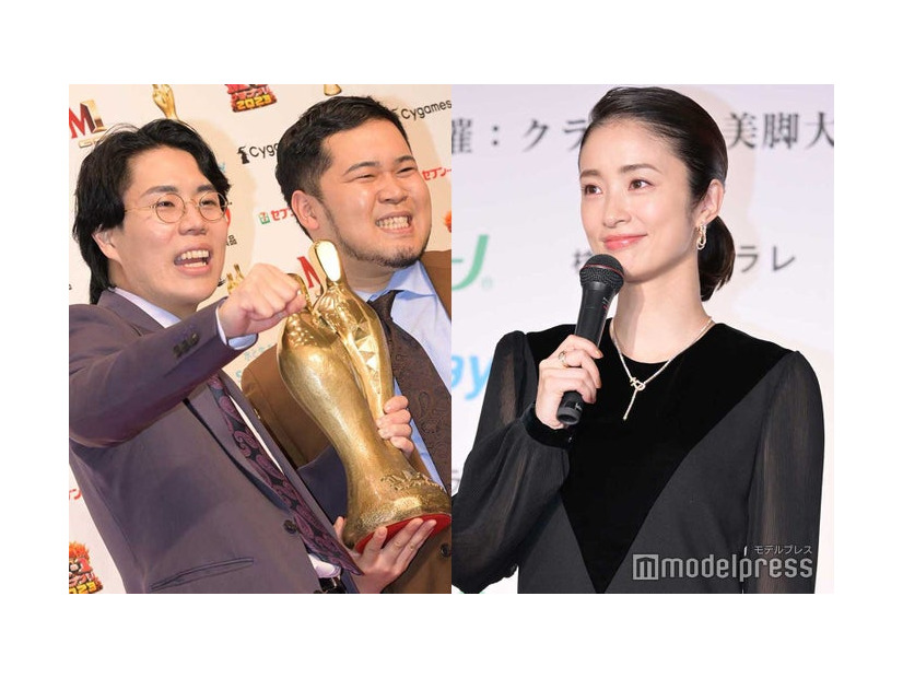 （左から）高比良くるま、松井ケムリ、上戸彩（C）モデルプレス