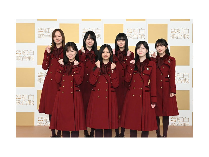 乃木坂46／（前列左から）山下美月、井上和、久保史緒里（後列左から）梅澤美波、賀喜遥香、遠藤さくら、与田祐希（C）NHK