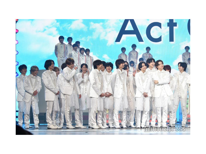 お年玉を率先してあげた少年忍者／「Act ONE」公開記者会見の様子（C）モデルプレス