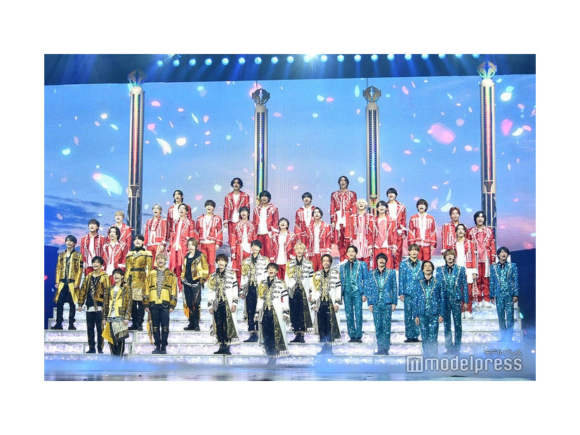 個性溢れる衣装着こなしステージで熱唱する（上段）少年忍者（左）7 MEN 侍（中央）HiHi Jets（右）美 少年／「Act ONE」ゲネプロの様子（C）モデルプレス