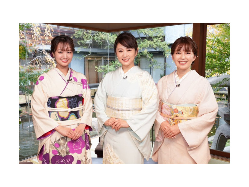 井上清華、高島彩、中野美奈子（C）フジテレビ