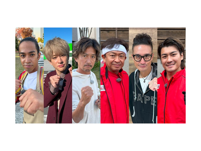 草間リチャード敬太、横山裕、国分太一、城島茂、松岡昌宏、森本慎太郎（C）日本テレビ