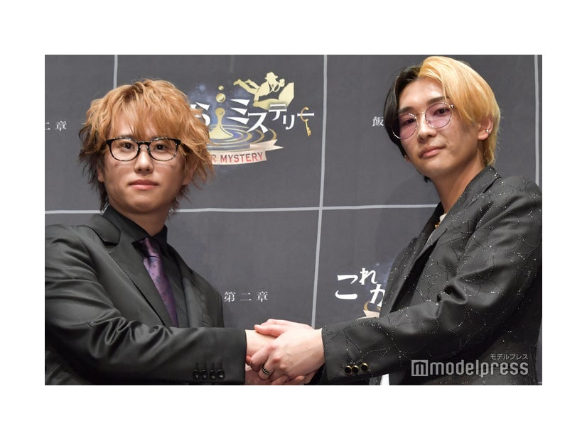 新事業発表イベントに出席した飯田祐基氏、ヒカル（C）モデルプレス