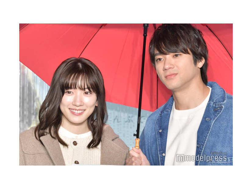 「君が心をくれたから」フォトスポットお披露目イベントに出席した永野芽郁、山田裕貴（C）モデルプレス