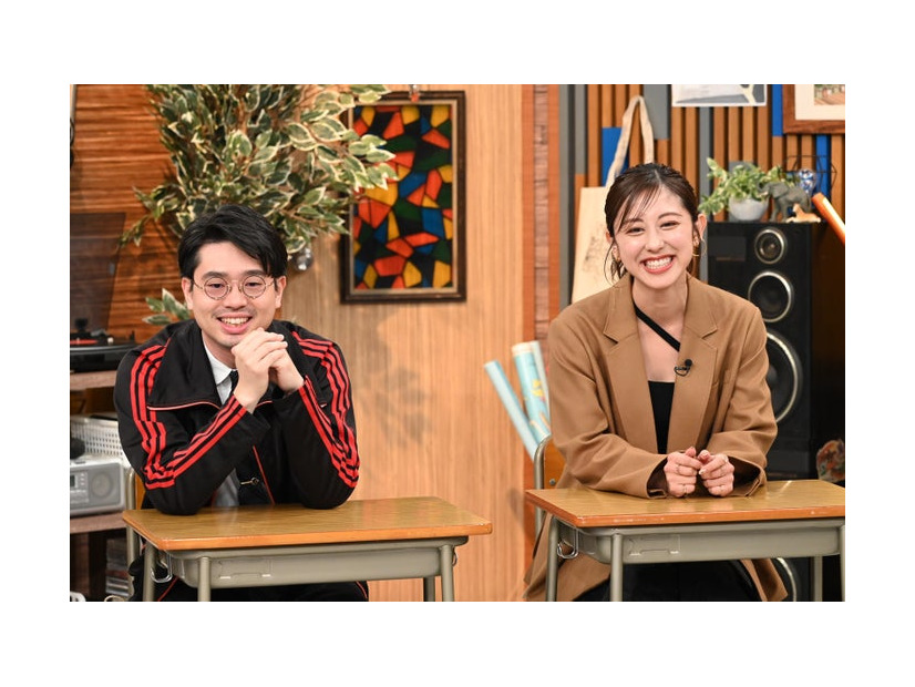 ハマ・オカモト、斎藤ちはるアナ（C）テレビ朝日