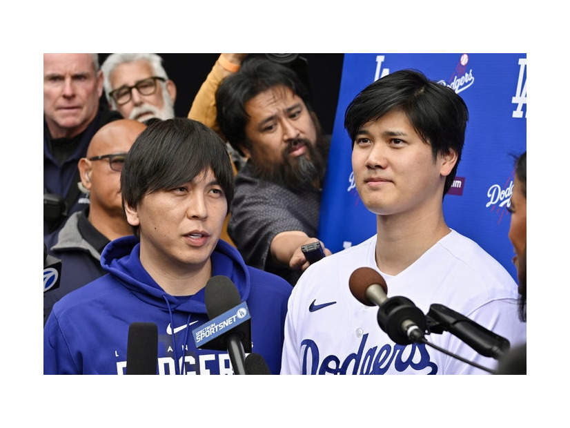 水原一平氏、大谷翔平選手／Photo by Getty Images