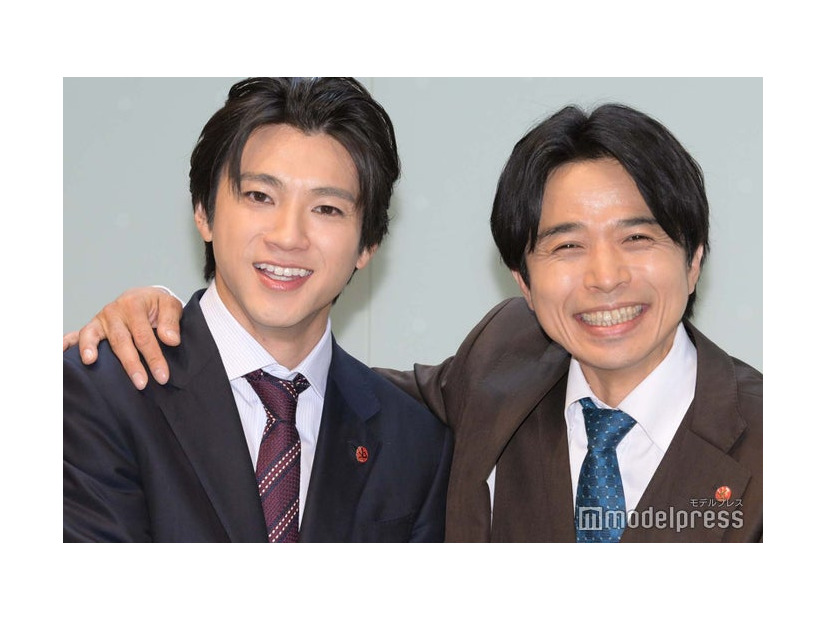 「特捜9 season7」座談会＆囲み取材に出席した山田裕貴、井ノ原快彦（C）モデルプレス