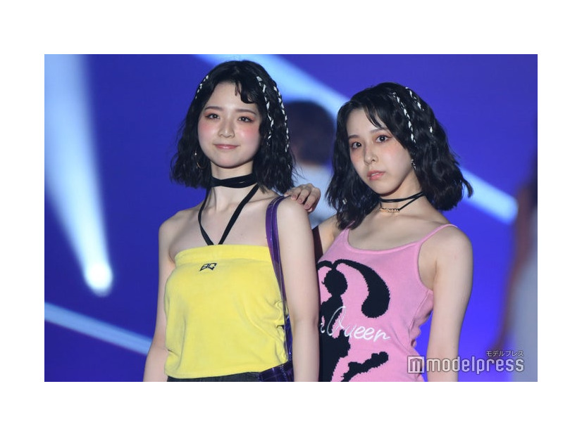 曽川咲葵、⻑⾕川乃彩（C）モデルプレス