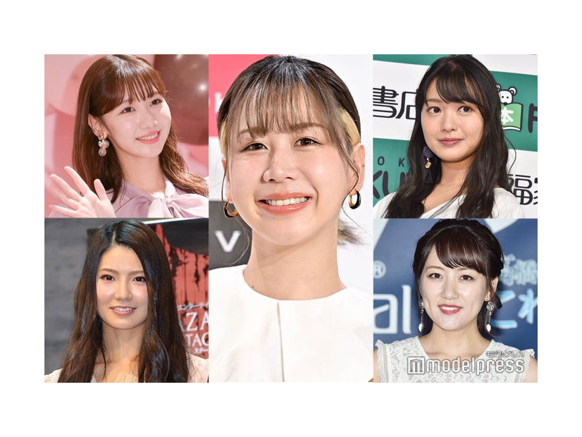 （左から時計回りに）柏木由紀、大家志津香、北原里英、高橋みなみ、倉持明日香（C）モデルプレス