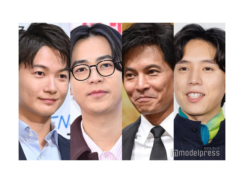 神木隆之介、成田凌、織田裕二、坂東龍汰（C）モデルプレス