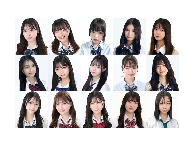 「女子高生ミスコン2024」ファイナリスト15人（提供写真）