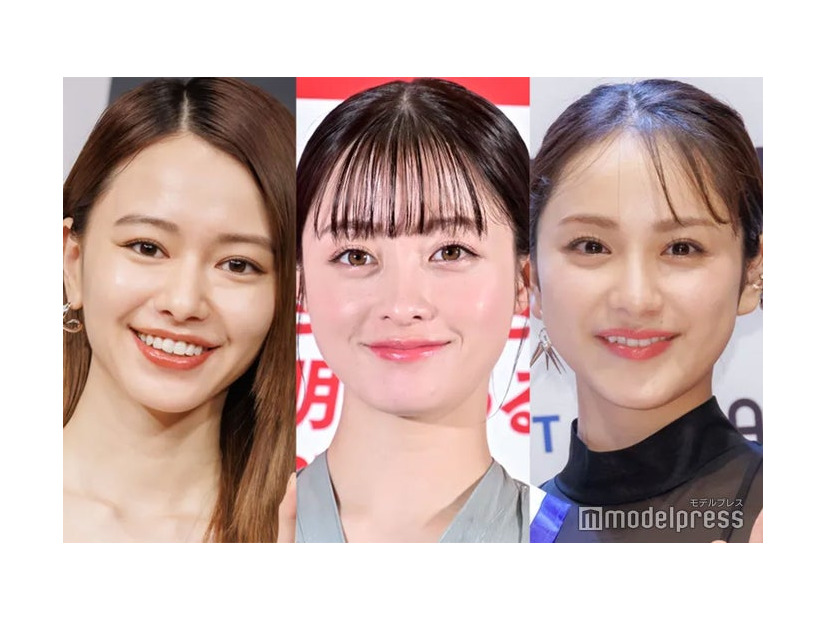 山本舞香、橋本環奈、平祐奈（C）モデルプレス