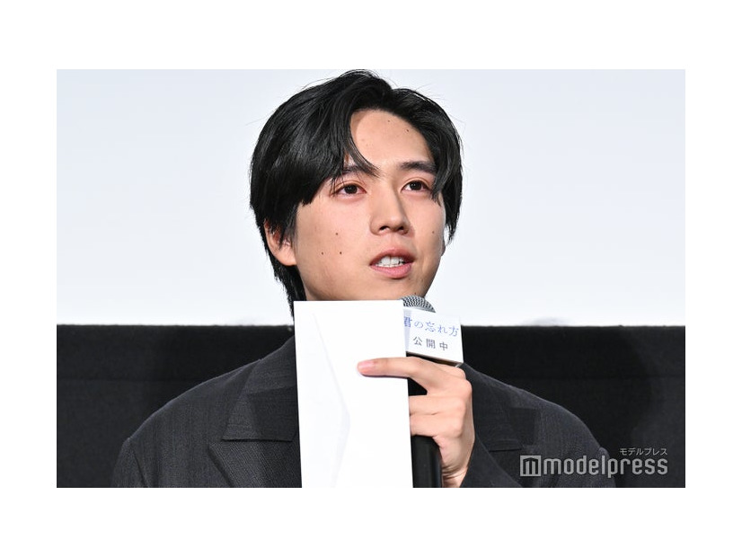 「君の忘れ⽅」公開記念舞台挨拶に出席した坂東龍汰（C）モデルプレス