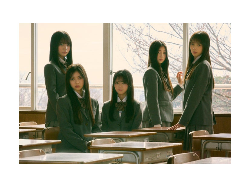 乃木坂46・6期生 春組（左から）海邉朱莉、長嶋凛桜、瀬戸口心月、川端晃菜、矢田萌華（提供写真）