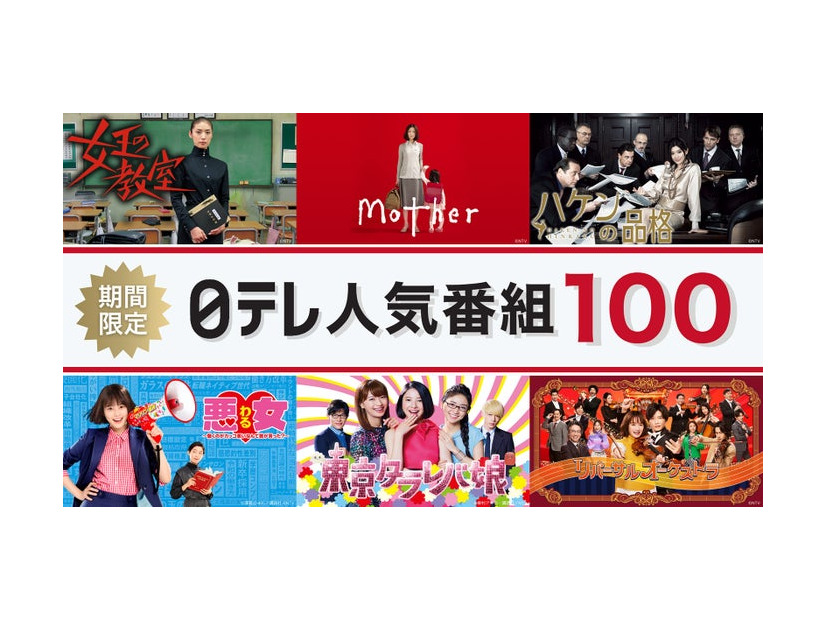 「期間限定！日テレ人気番組100！」（C）日本テレビ