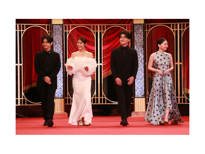 齋藤潤、渋谷凪咲、森本慎太郎、山田杏奈（C）日本アカデミー協会