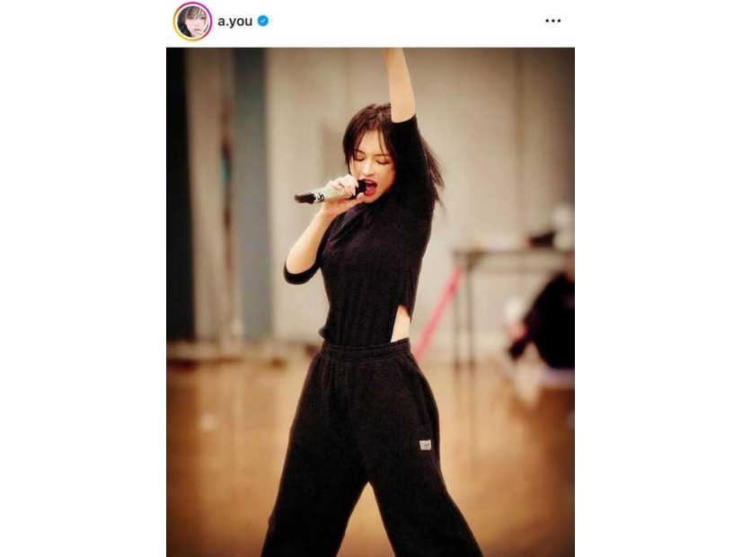 浜崎あゆみ、本番さながら！気迫あふれるリハSHOTに反響「熱気が伝わってくる」「とても素敵で美しい」