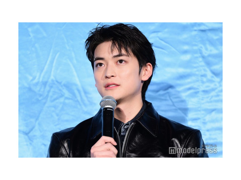 映画『少年と犬』完成披露試写会に出席した高橋文哉（C）モデルプレス