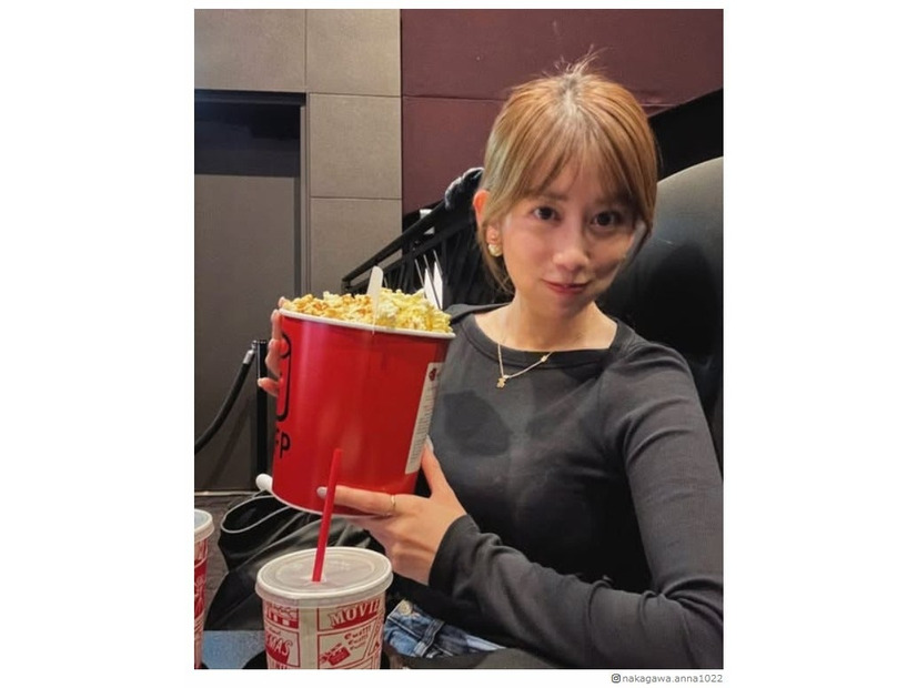 中川安奈アナInstagramより