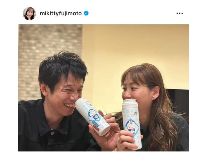 藤本美貴、イメチェンした庄司との仲良し夫婦SHOTに反響「俳優さんかモデルさんみたい」「本当に素敵」