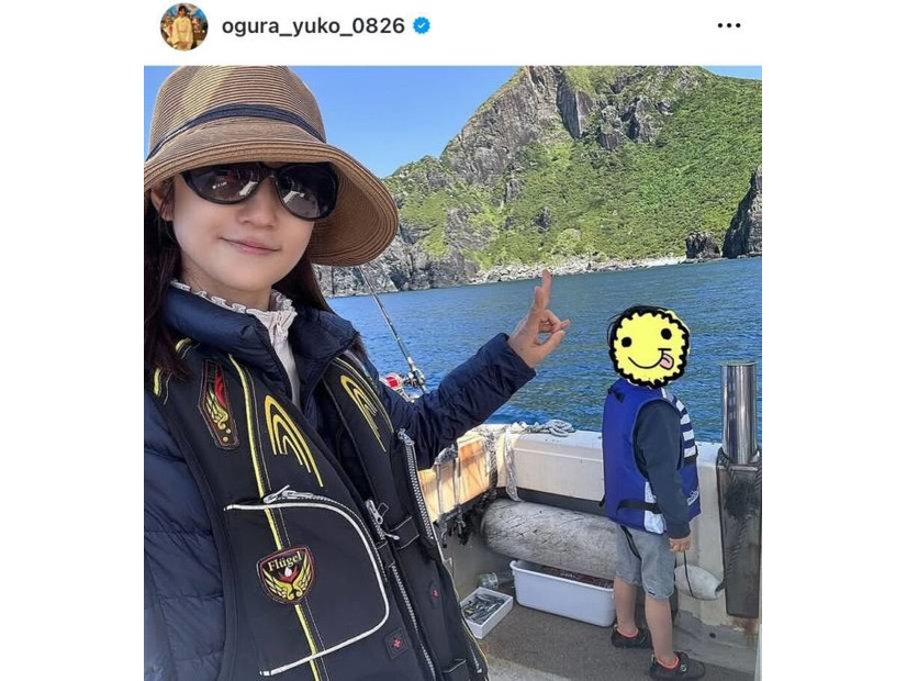 3児の母・小倉優子、子供たちと海釣りへ！春休みの沖縄旅行SHOTに反響「良い思い出になりそう」「ステキな家族サービス」