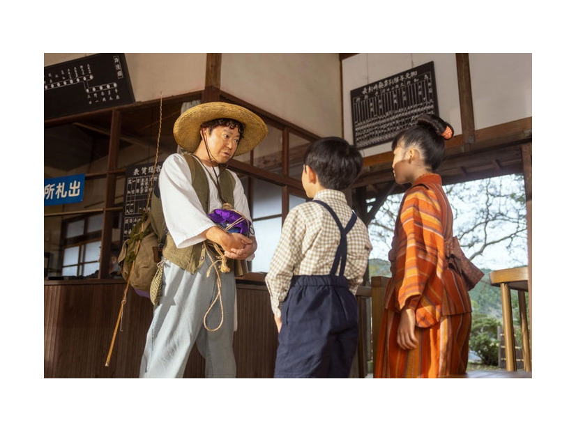 阿部サダヲ、木村優来、永瀬ゆずな「あんぱん」第7話（C）NHK