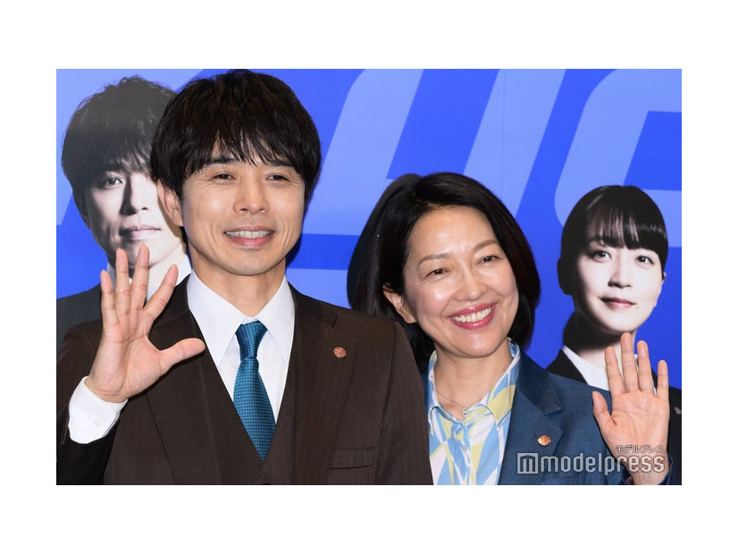 「特捜9 final season」座談会＆囲み取材に出席した井ノ原快彦、羽田美智子（C）モデルプレス