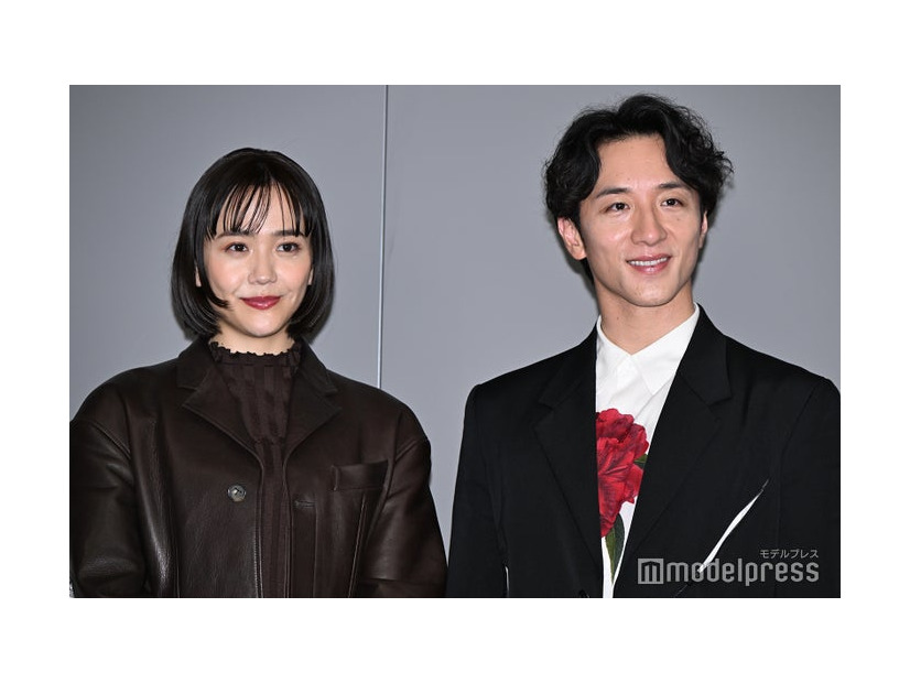 「子宮恋愛」制作発表会に出席した松井愛莉、大貫勇輔（C）モデルプレス