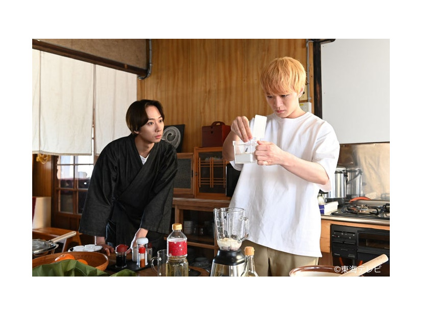 中村海人、神山智洋「ミッドナイト屋台～ラ・ボンノォ～」第1話（C）東海テレビ