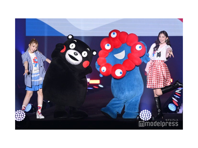 ゆいちゃみ、くまもん、ミャクミャク、ゆうちゃみ（C）モデルプレス