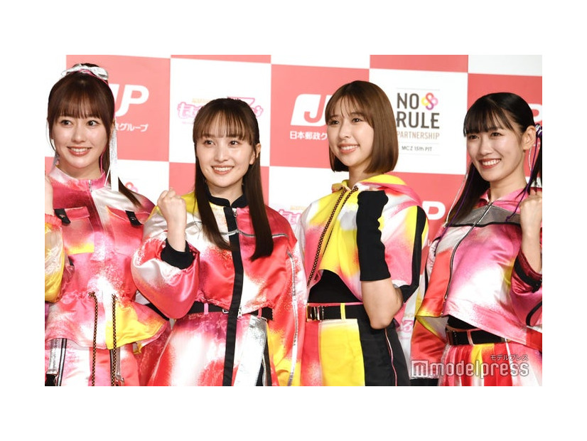 ももいろクローバーZ／（左から）佐々木彩夏、百田夏菜子、玉井詩織、高城れに（C）モデルプレス