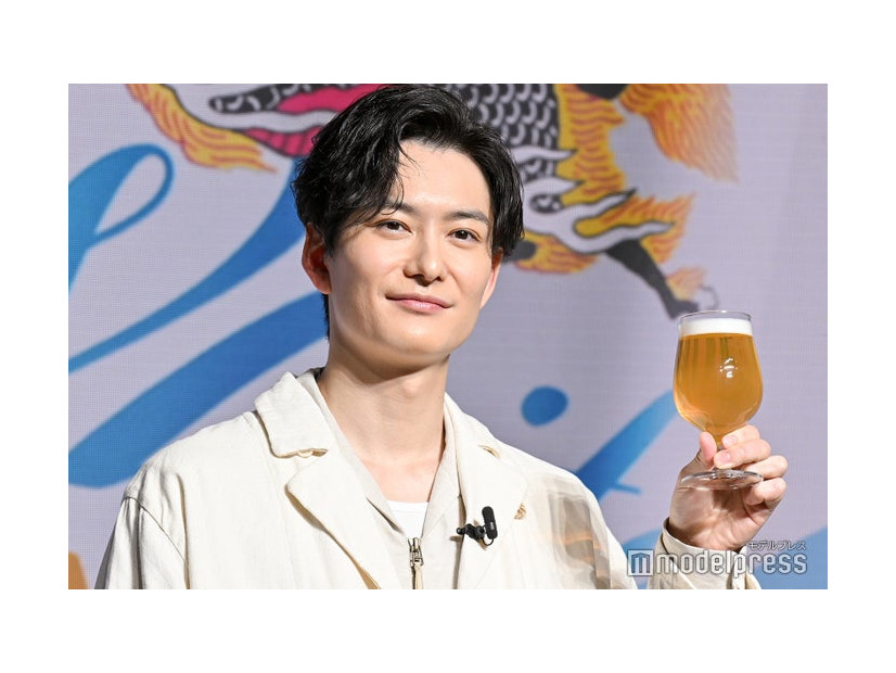「祝！一番搾りの新定番『一番搾り ホワイトビール』誕生会」に出席した岡田将生（C）モデルプレス