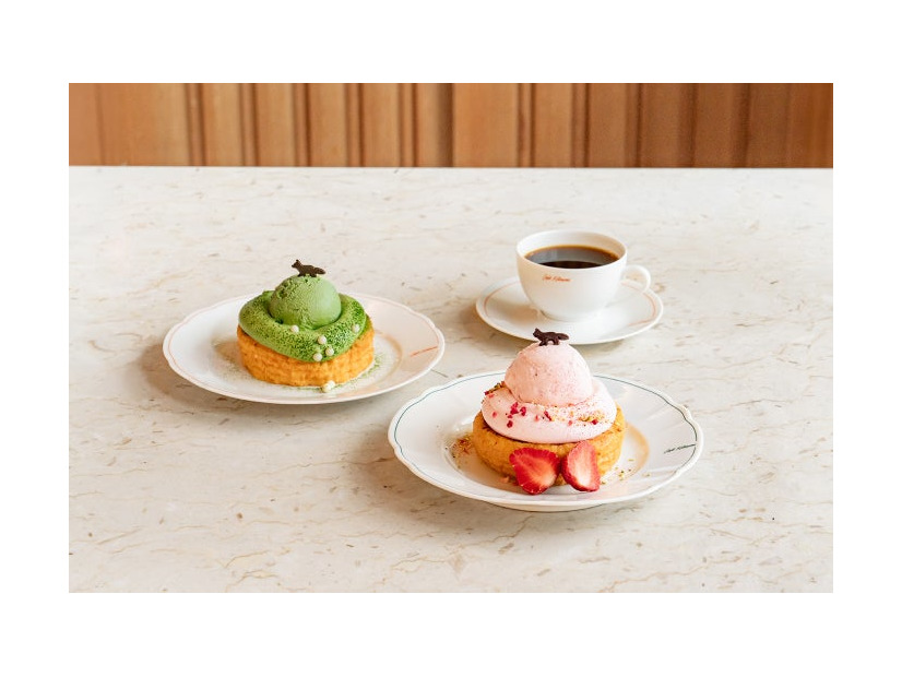 左：Matcha ¥1800　右：Strawberry ¥1600（税込）／提供画像