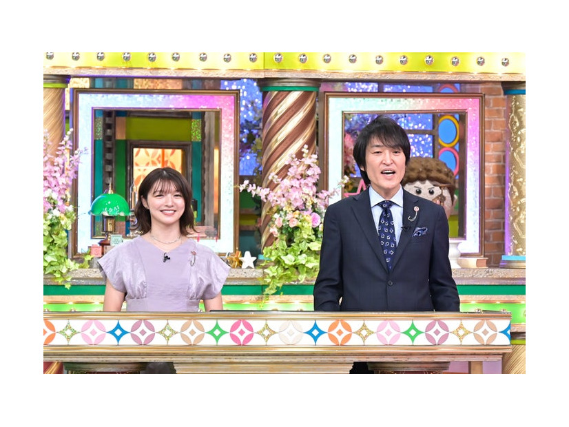 清水麻椰アナウンサー、千原ジュニア（C）MBS