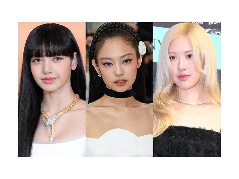 RISA、JENNIE／Photo by Getty Images、ROSE（C）モデルプレス