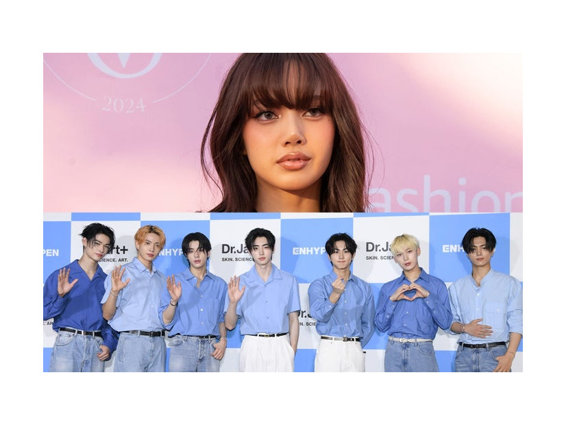 リサ ／Photo by Getty Images、ENHYPEN（C）モデルプレス