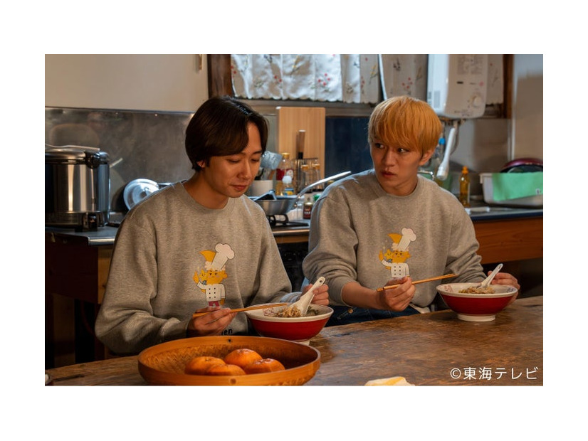 中村海人、神山智洋「ミッドナイト屋台～ラ・ボンノォ～」第2話（C）東海テレビ