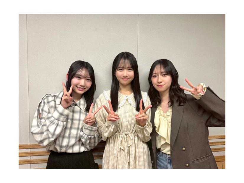 藤嶌果歩、上村ひなの、金村美玖（提供写真）