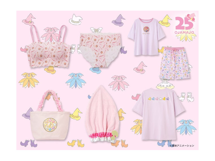 「おジャ魔女どれみ」✕「PEACH JOHN」コラボレーションアイテム（提供写真）