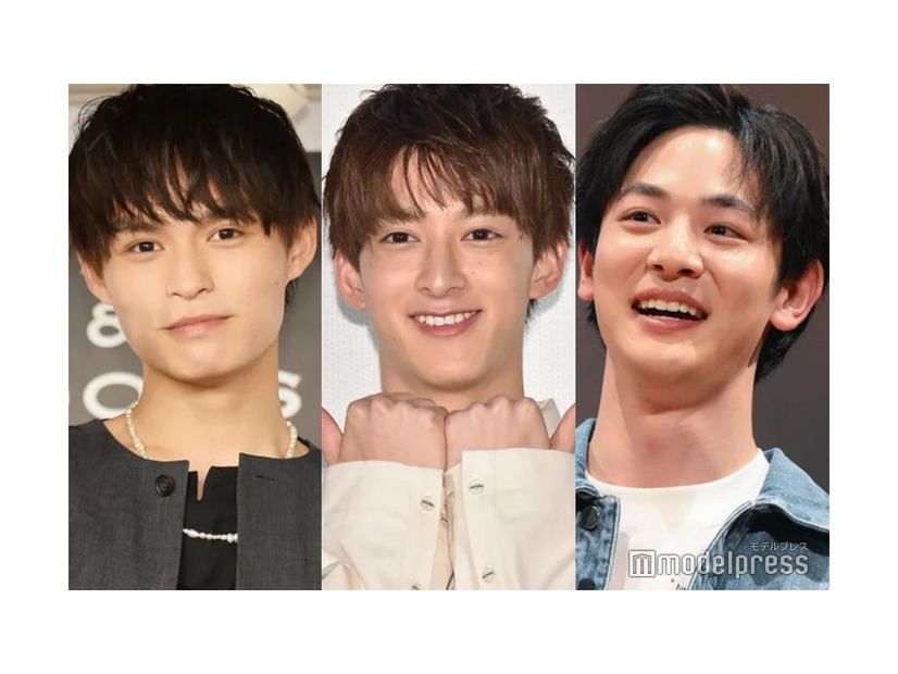 兵頭功海、伊藤あさひ、小林虎之介（C）モデルプレス