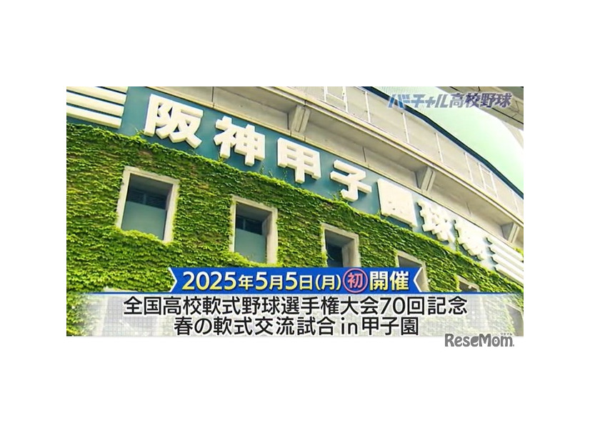 春の軟式交流試合 in甲子園