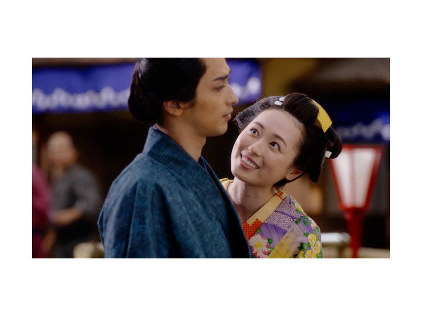 横浜流星、福原遥（C）NHK