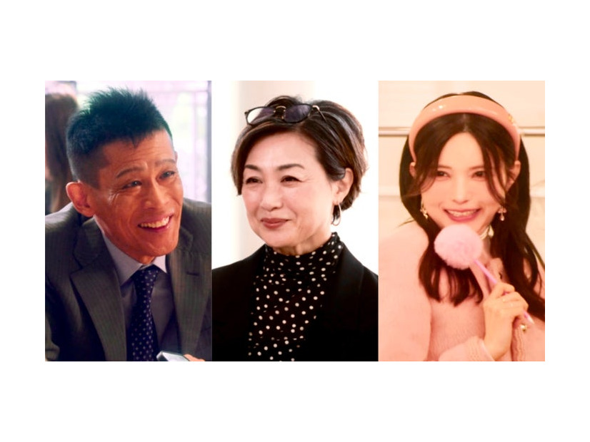 柳沢慎吾、香坂みゆき、益若つばさ（C）フジテレビ