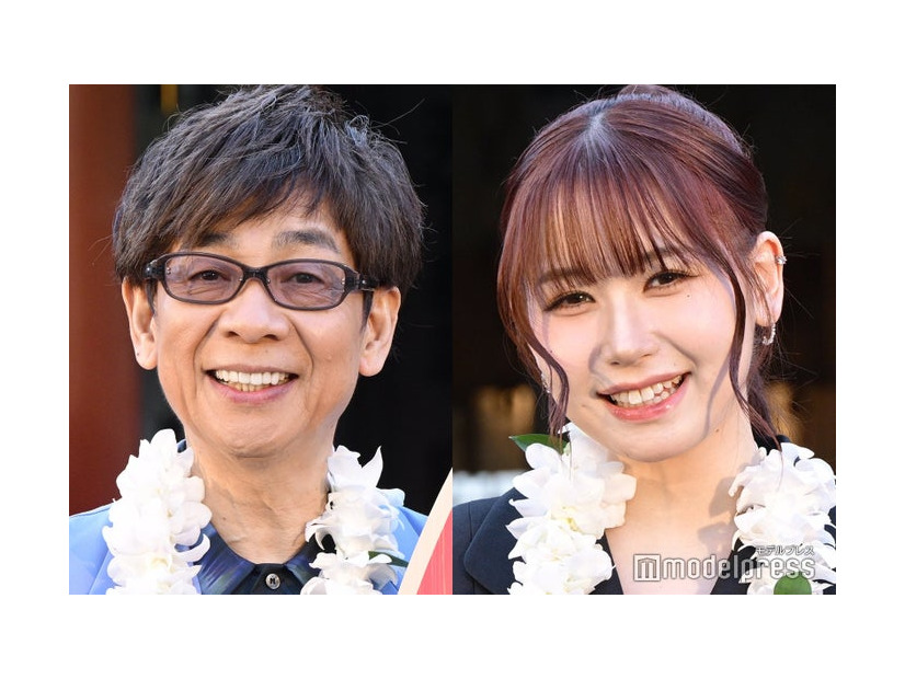 実写映画「リロ＆スティッチ」大ヒット祈願イベントに登壇した山寺宏一、MOMONA（笠原桃奈）（C）モデルプレス