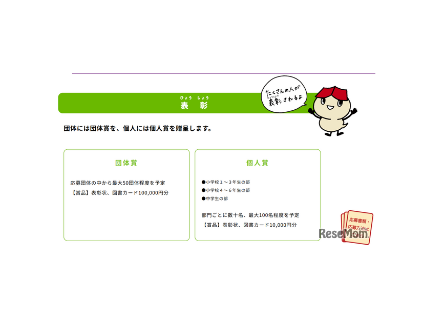 団体賞・個人賞について
