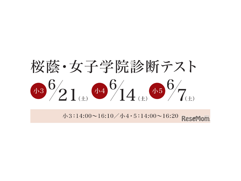 桜蔭・女子学院診断テスト