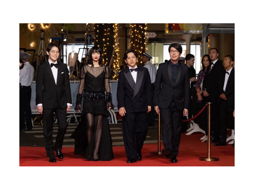 平瀬謙太朗、小松菜奈、二宮和也、川村元気監督「８番出口」レッドカーペットの様子（C）Kazuko Wakayama