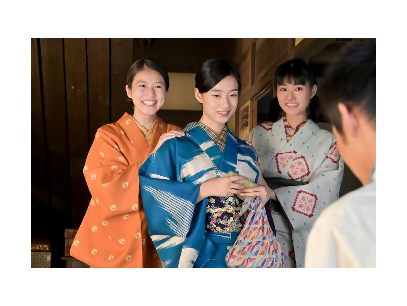 今田美桜、河合優実、原菜乃華「あんぱん」（C）NHK